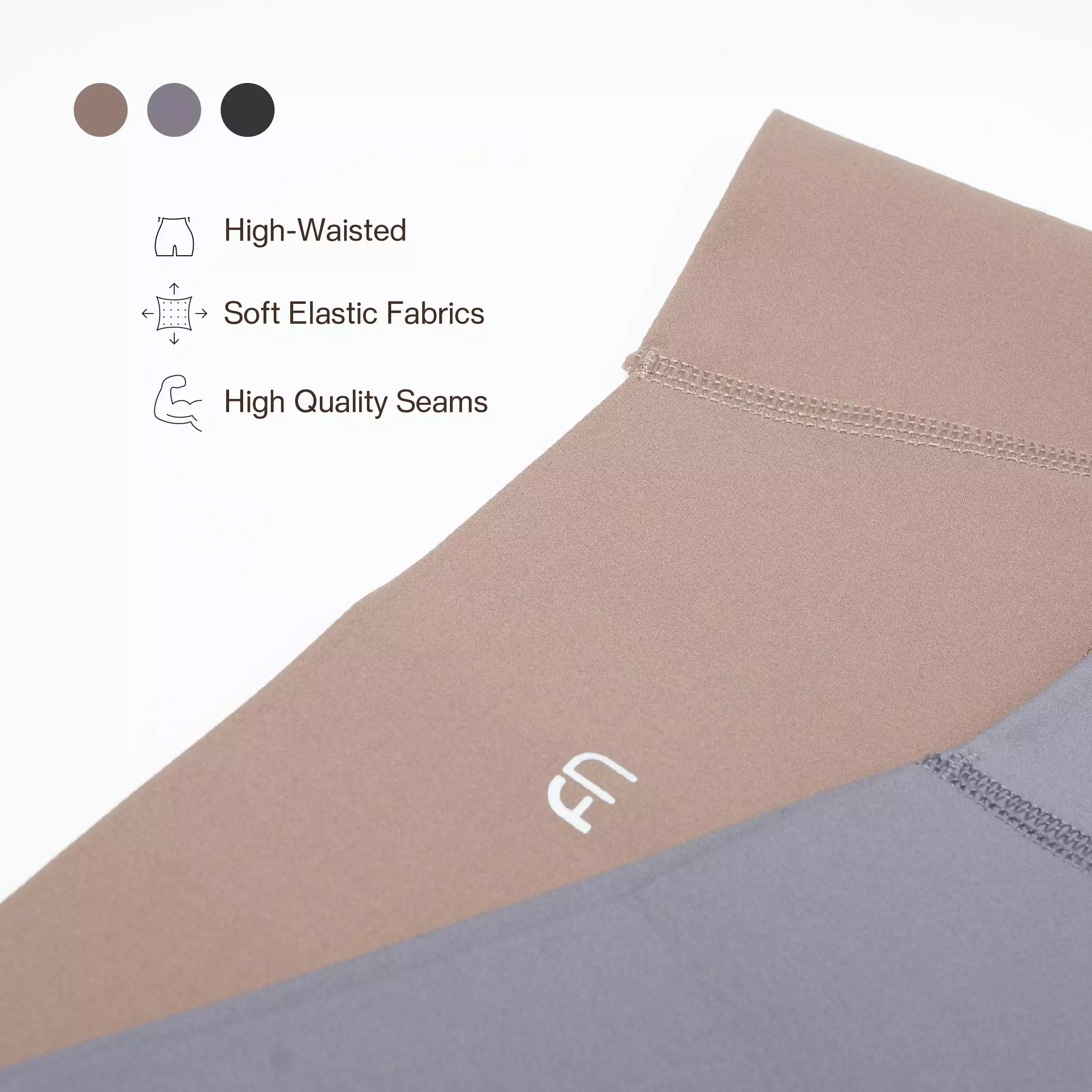 Nathalie Sport Ice Silk Fit Legging NTCS 3554 - Onyx