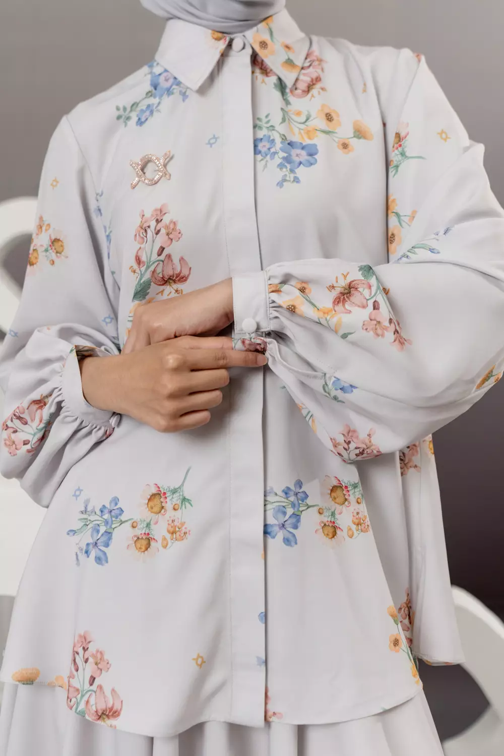 Klamby - Jolie Shirt Silver Mist