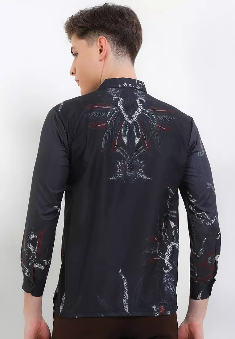 Darmawangsa Kemeja Batik Exclusive Premium Pria Casual Modern Lengan Panjang