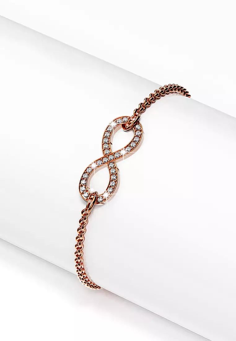 Swarovski crystal 2024 infinity bracelet