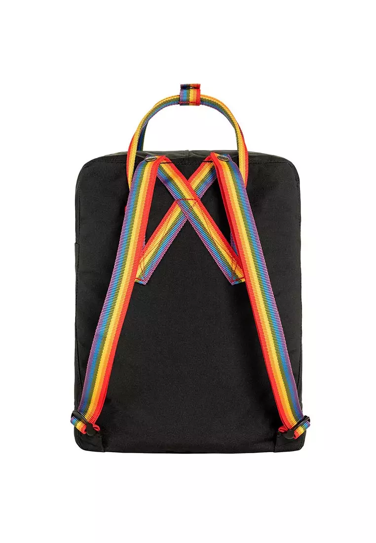 Backpack Kanken Mini Rainbow Black Fjallraven Kanken Mini Rainbow
