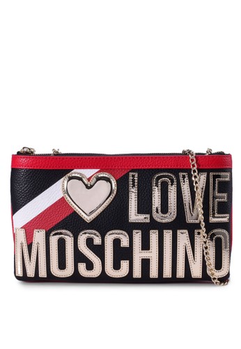 Jual Love Moschino Logo Tri Color Sling Bag Original Zalora Indonesia