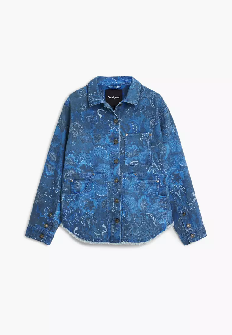 Frayed paisley jacket