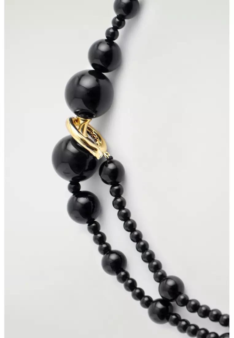 BEADED AGATE NECKLACE