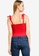 Hollister red Smocked Tie Strap Cami Top 2D83DAAD53C779GS_2