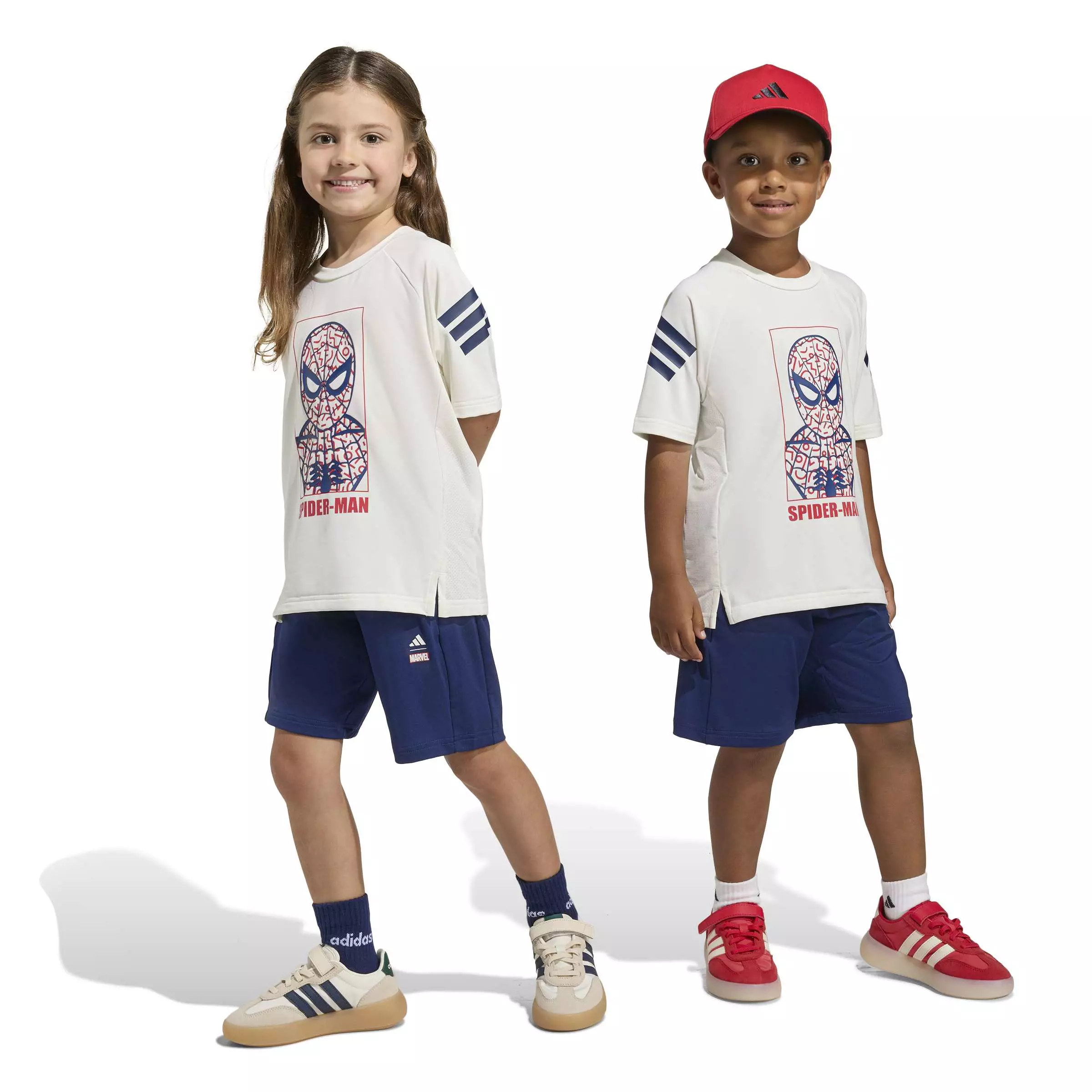 ADIDAS Marvel Spider-Man Sport Set JZ3544 - Set Baju Anak (Putih)