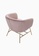 EASTWOOD LIVING Gale Rose Lounge Chair 517BFHLC164856GS_2