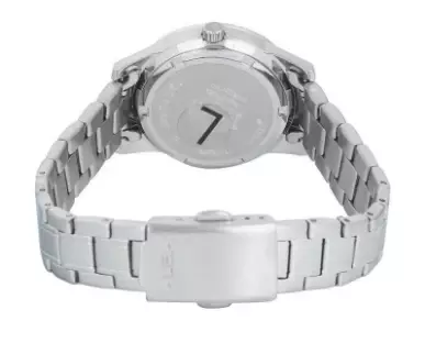 Jam Tangan Wanita Alba Fashion AH7EP5 AH7EP5X1 Strap Stainless Steel Silver Color Women Blue Dial Watch Original Garansi Resmi