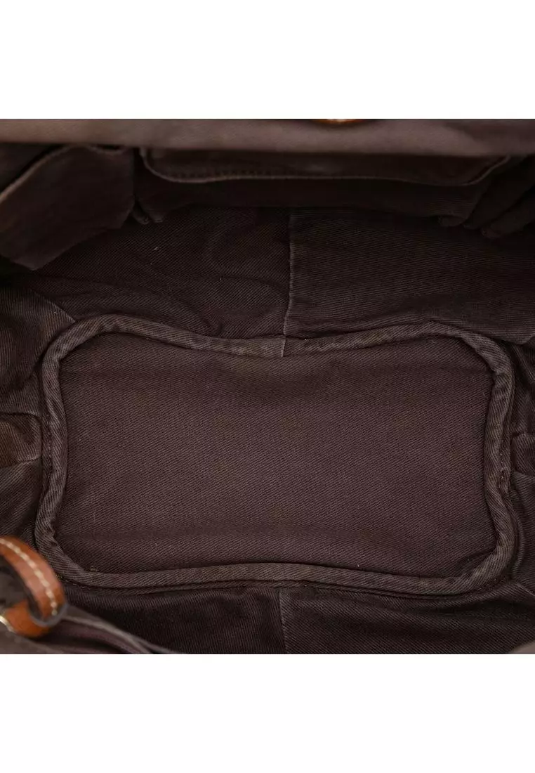 Pre-Loved Celine Canvas Carriage Tote
