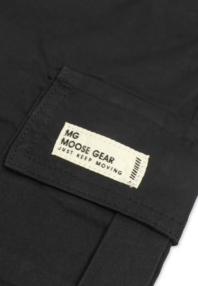 Boys Twill Cargo Jogger Pants 