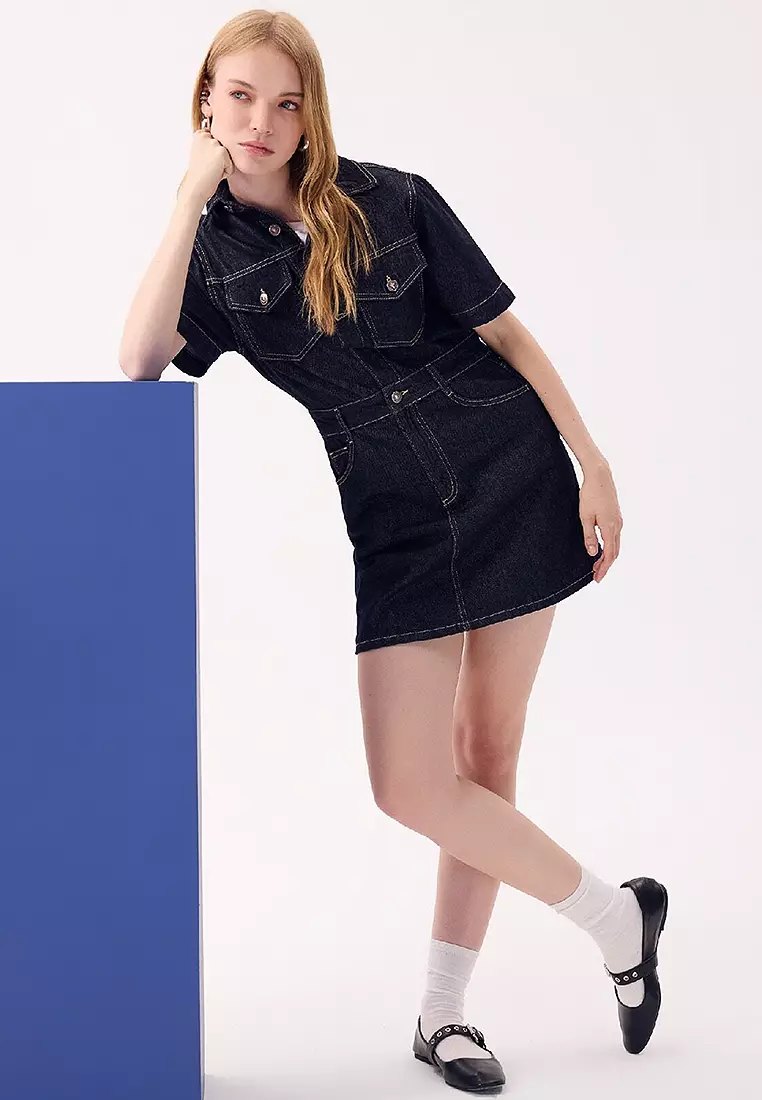 Mini Denim Dress