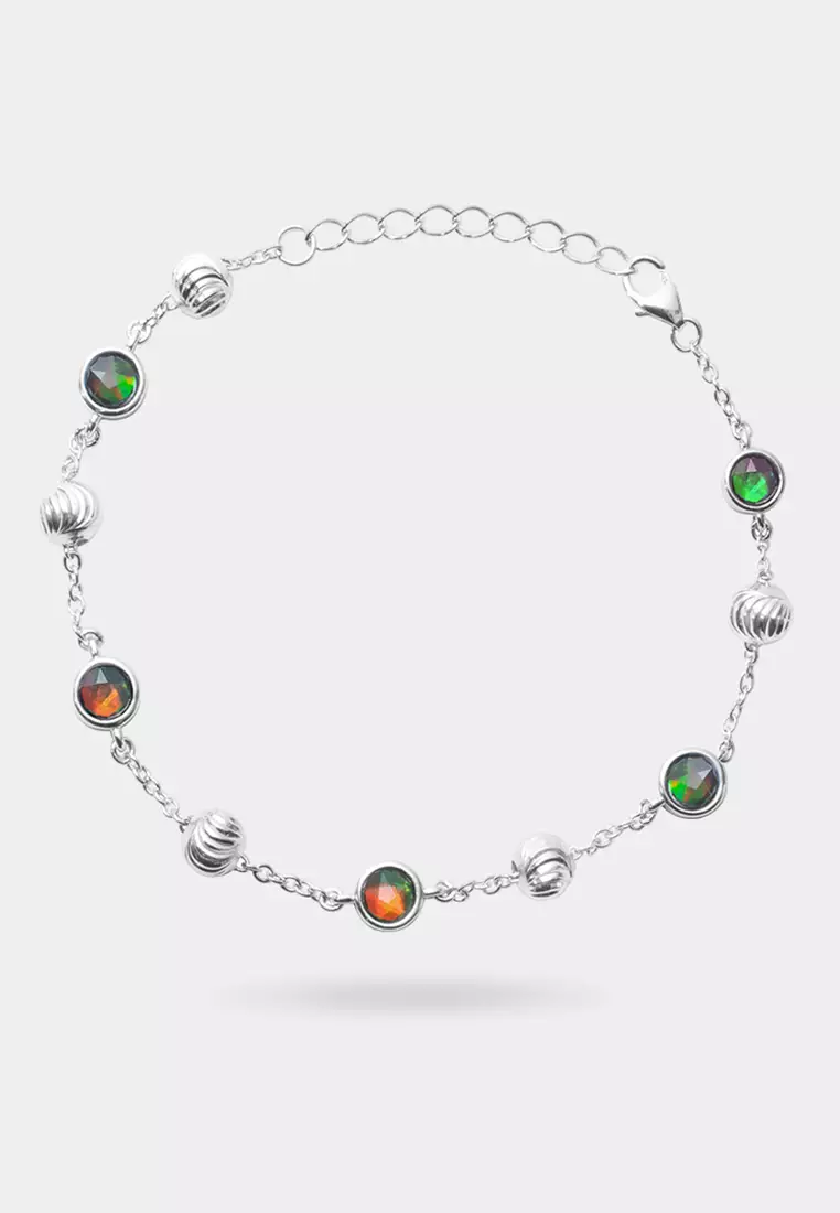 Diem Spiral Ammolite Bracelet