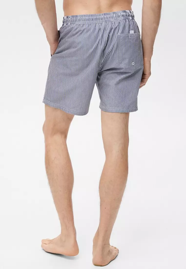 Seersucker Swimming Trunks