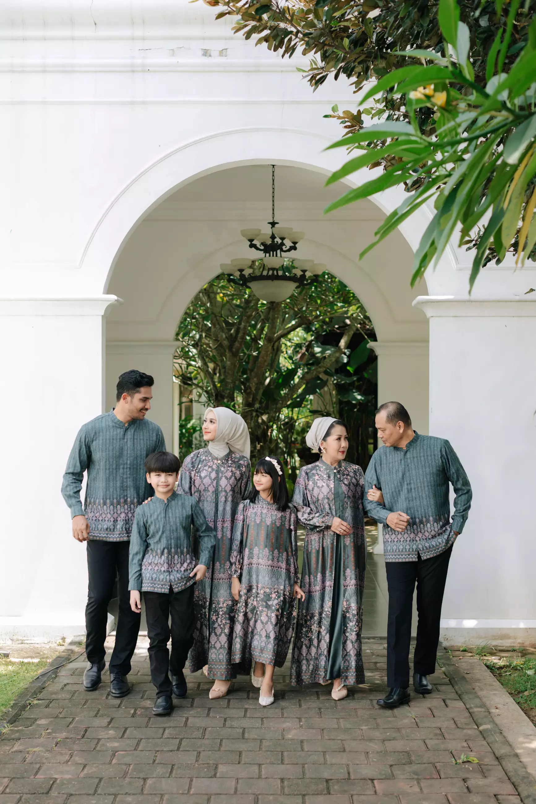 Almeera Emerald Green Gamis Wanita Dress Anak