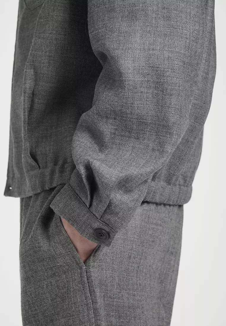 Wool-Flannel Overshirt