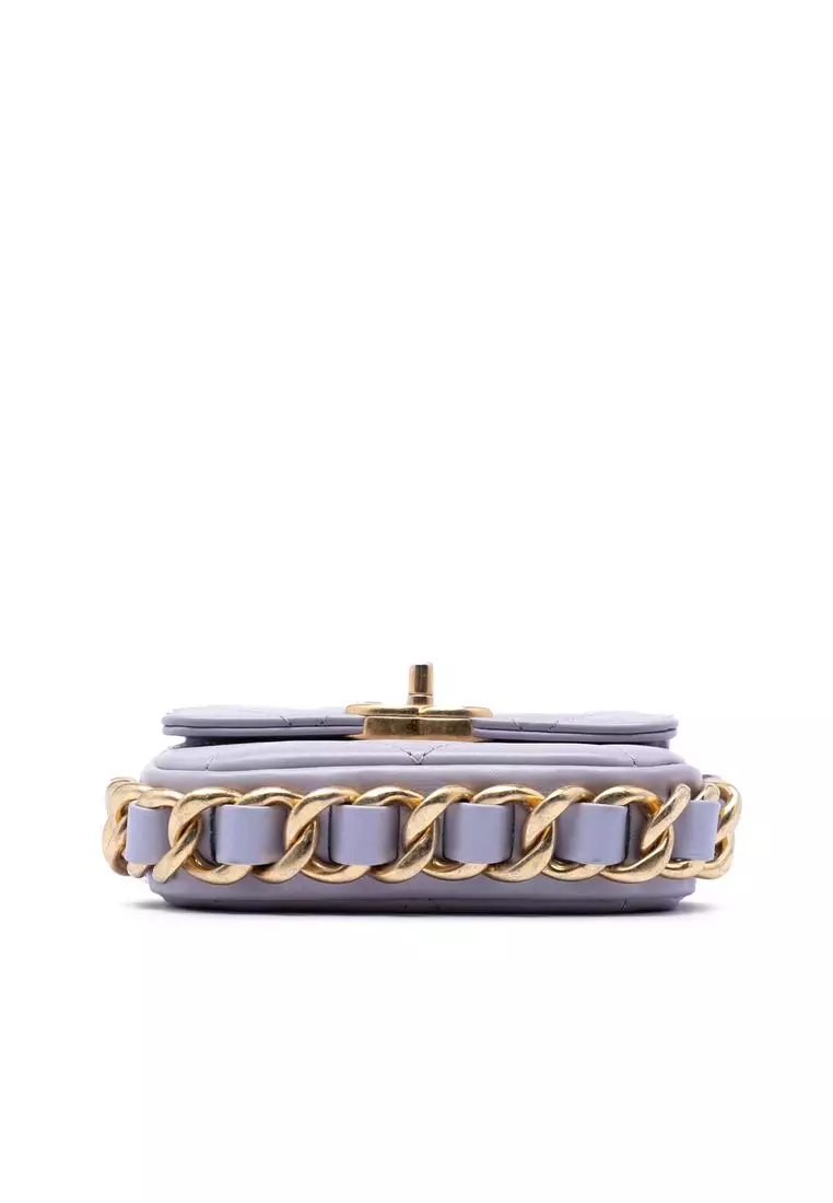 Pre-Loved Chanel Mini Quilted Calfskin Framing Chain Flap