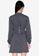 ZALORA BASICS grey Corset Detail Sweater Dress EC33CAA81EC45EGS_2