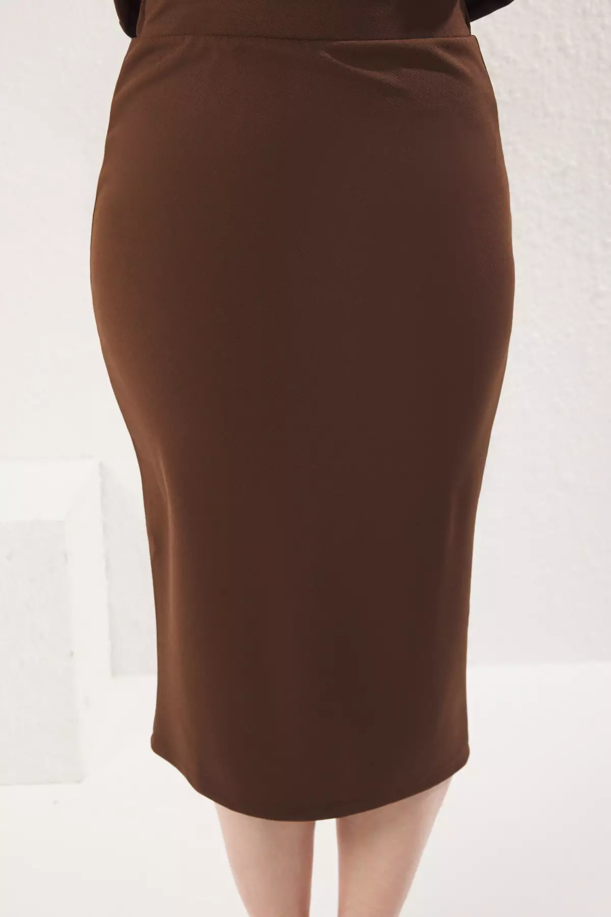 Plus Size Sleeveless Top & Midi Skirt Set