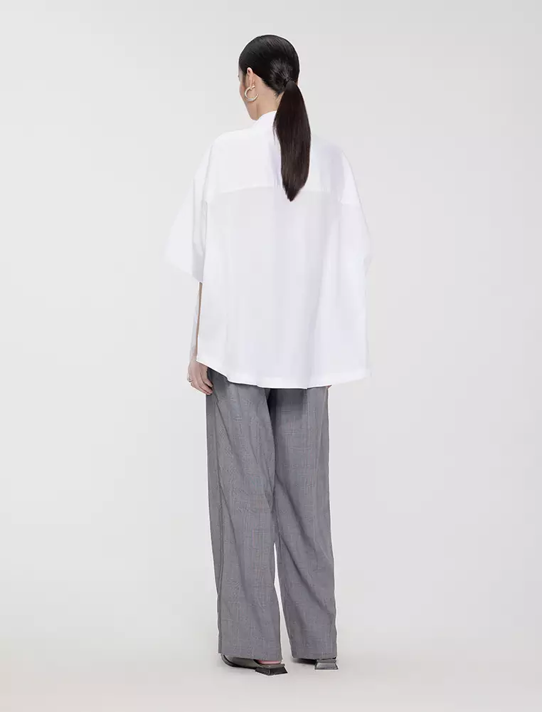 Loose Fit Minimalist Short Sleeve Shirt