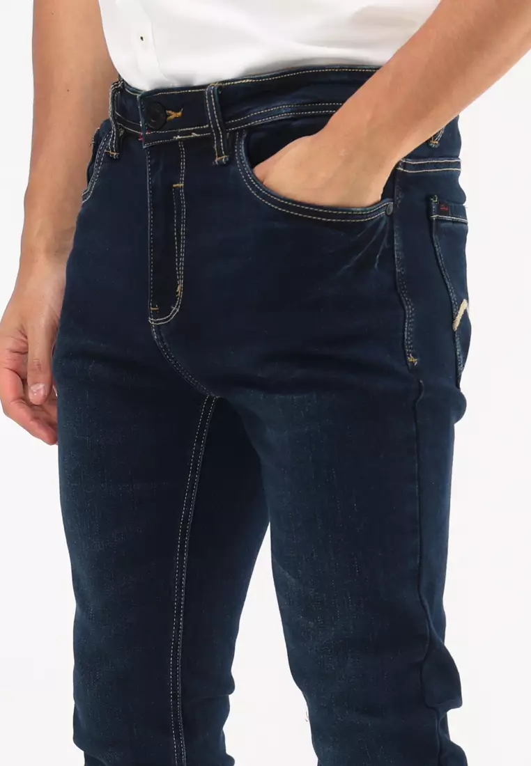 Denim Long Skinny Fit Stretch Jeans