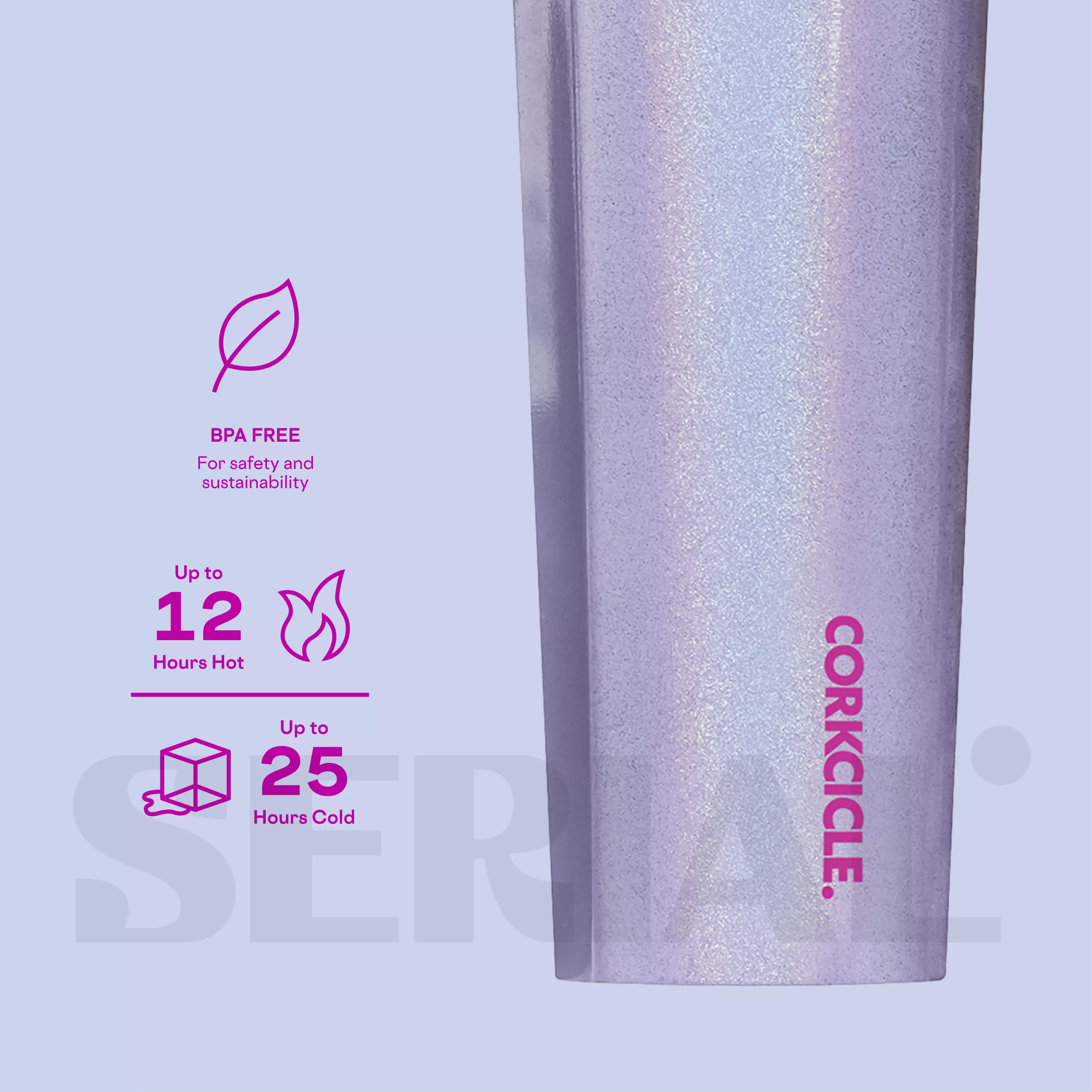 Jual Corkcicle CORKCICLE® Canteen 16oz - Unicorn Magic Sparkle Pixie ...