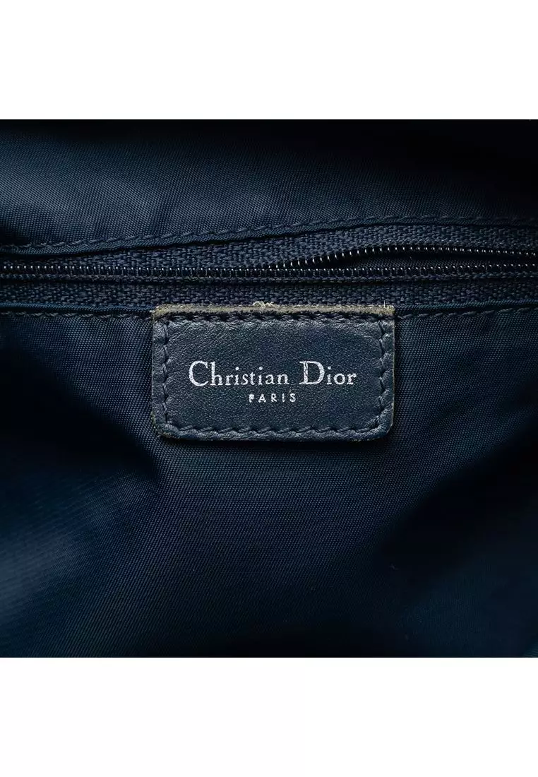 Pre-Loved Dior Diorissimo Trotter Canvas Crossbody
