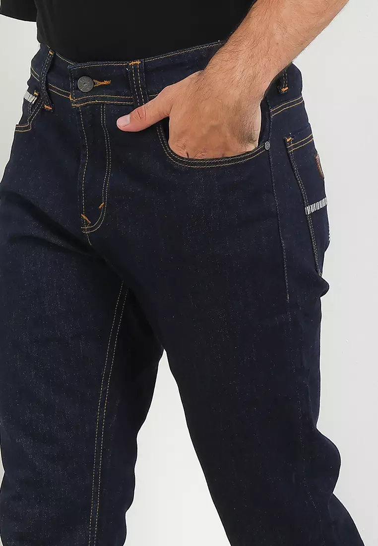 Slim Stretch Fit Denim Pants SLS119A