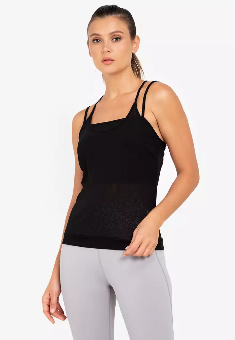 Thin strap clearance racerback tank top