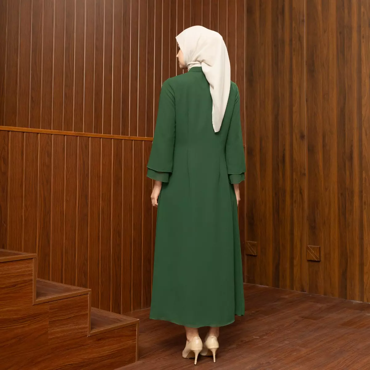 EPC Gamis Audrey - Hunter Green - Embroidery Collection