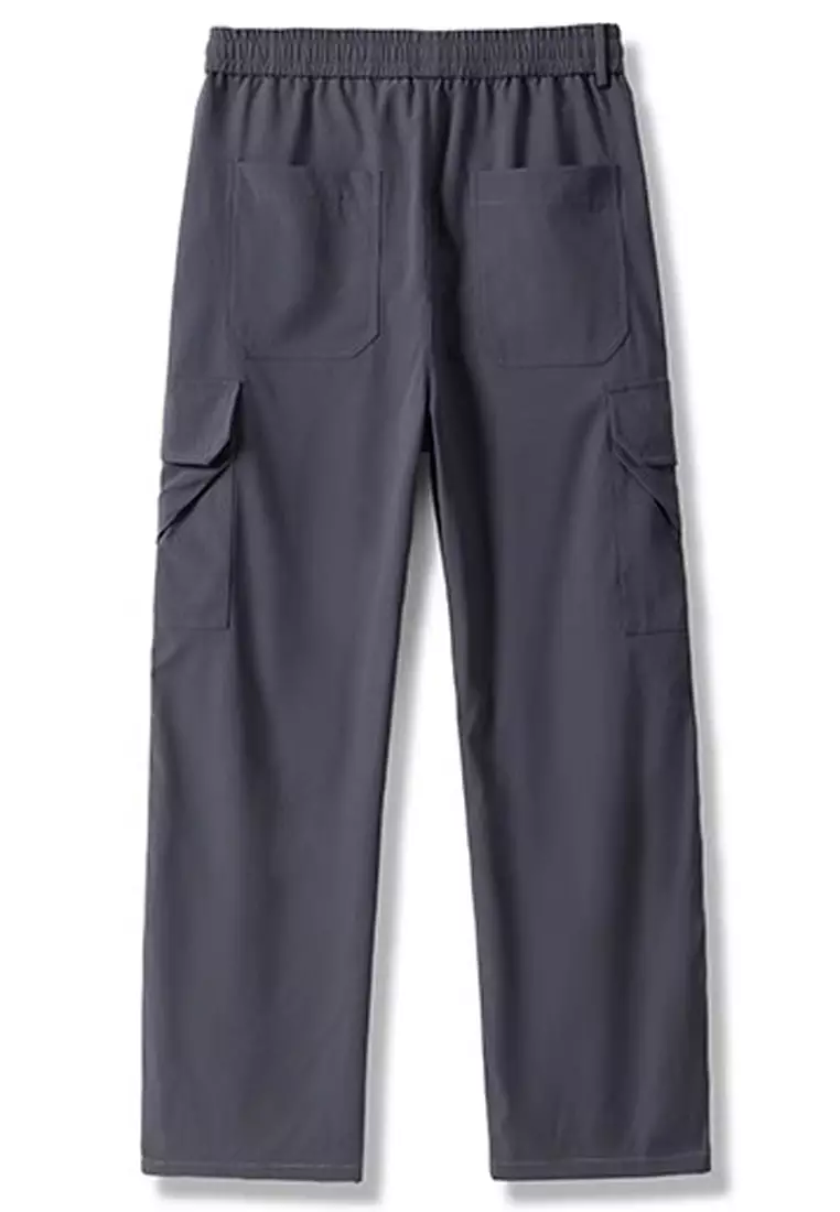 Drawstring Casual Cargo Trousers