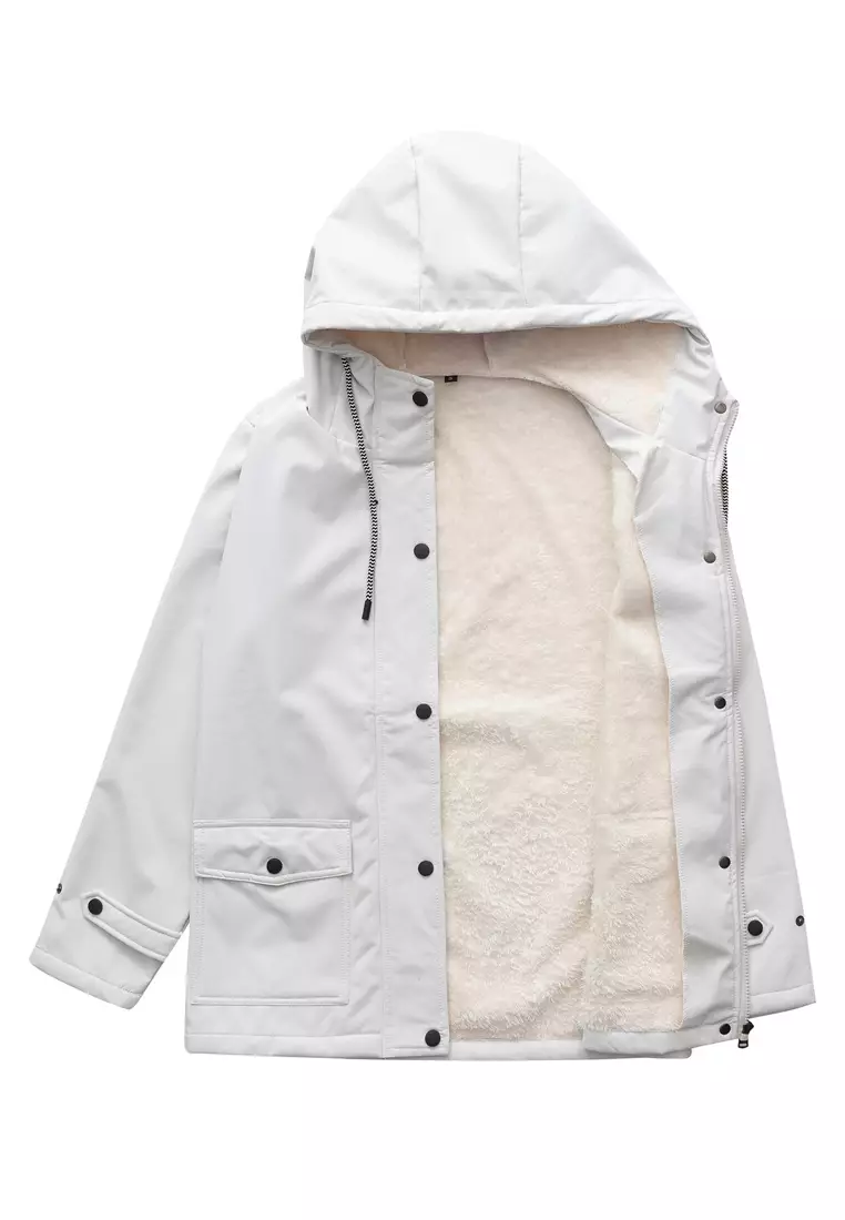 Fleece-lined Hooded Windbreaker AD-M25WB55P