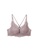 ZITIQUE pink Women's Double Thin Straps Cross-back Wireless Thin Cup Lace Lingerie Set (Bra and Underwear) - Pink 51C9FUSE5D0443GS_2