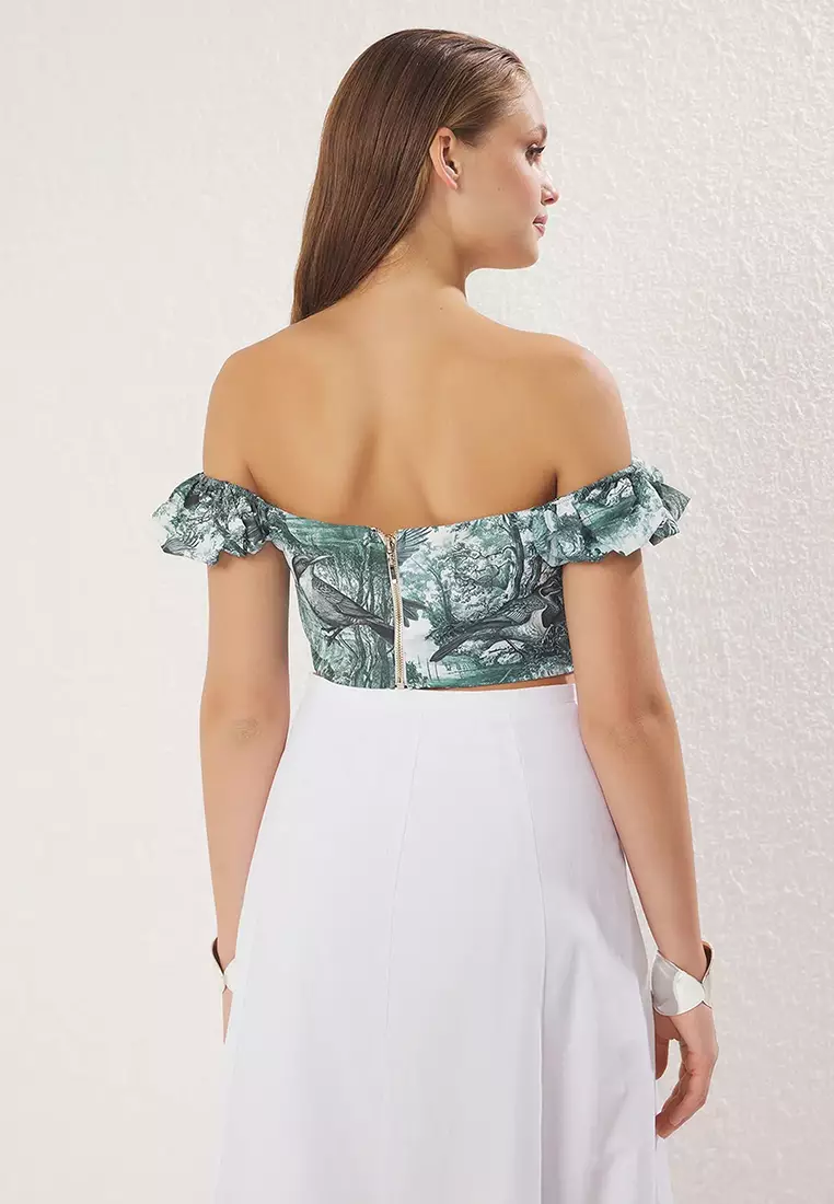Printed Bustier