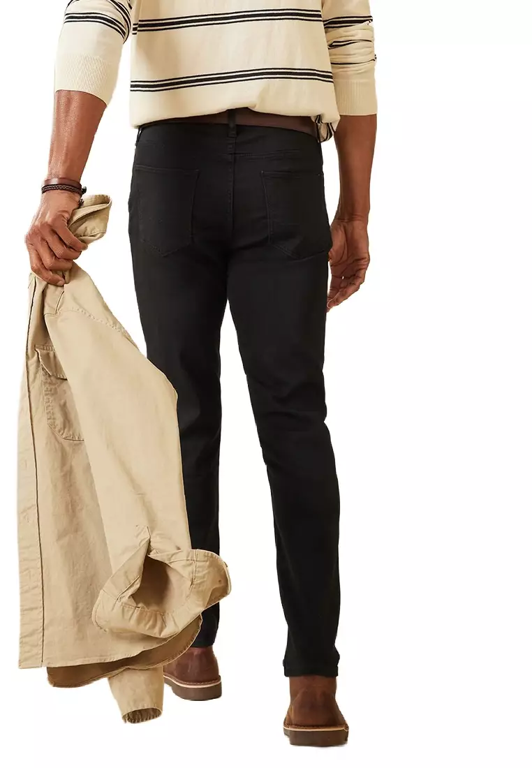 Slim LUXE Traveler Black Jean