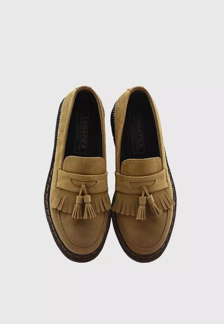 Lvnatica Luiz Suede Tan Loafers Shoes