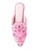 Rag & CO. pink Marcella Hand Bordir Pink Velvet Mules DF4A7SHD2A6031GS_5