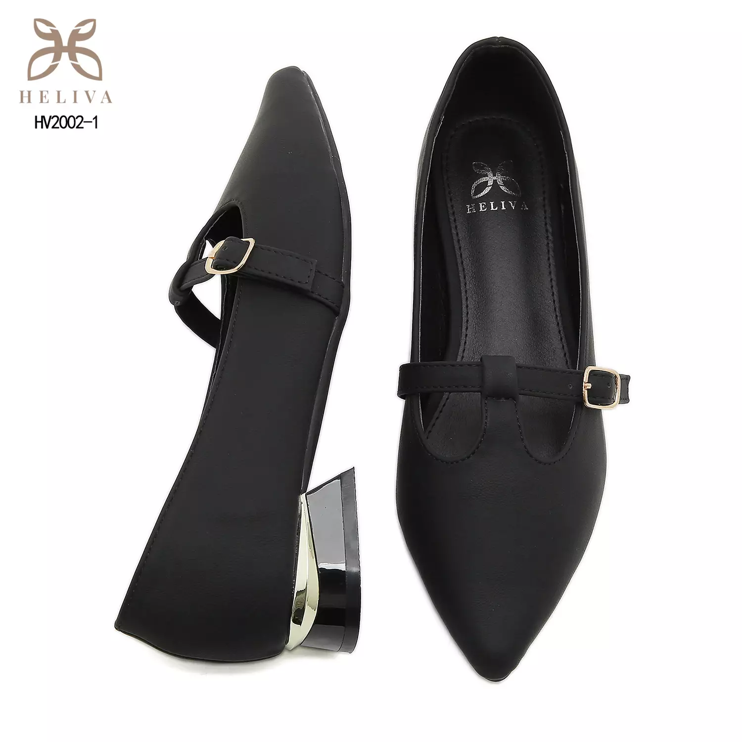 HELIVA WINA Timeless Mary Jane Pumps with Elegant 2.5cm Lift HV2002-1
