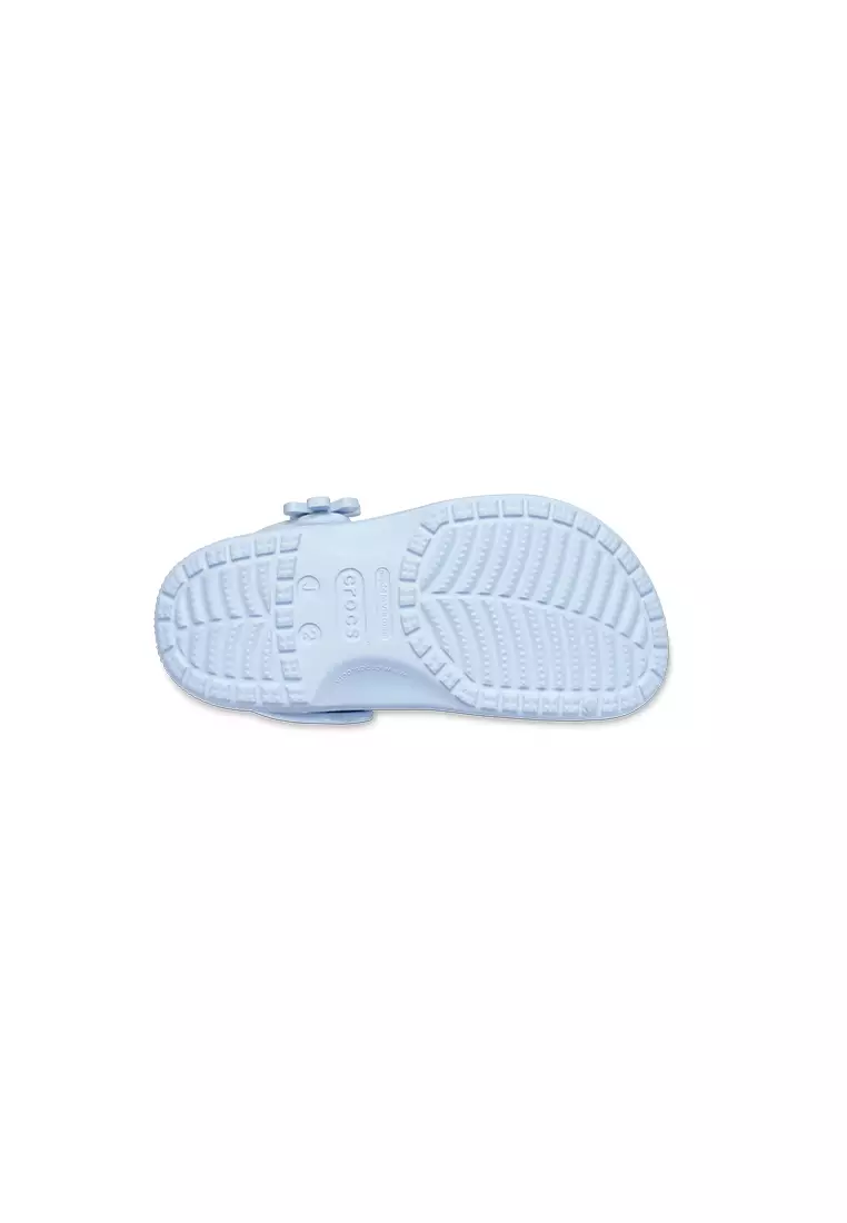 Kids' Classic Pearl Shine Clog in Blue Frost