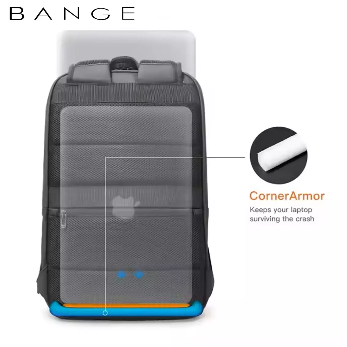 Bange BG3065 Tas Ransel Backpack Laptop Kerja Kuliah sekolah 15.6 Inch - GREEN