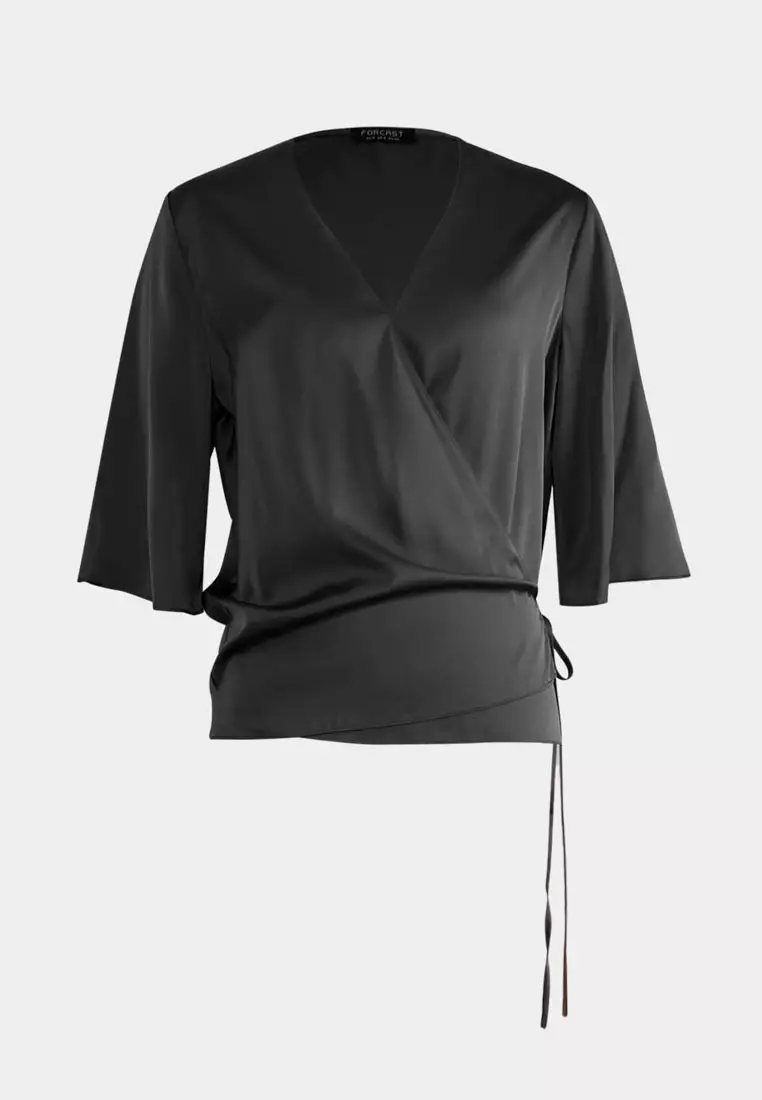 Aviya V-Neck Wrap Blouse