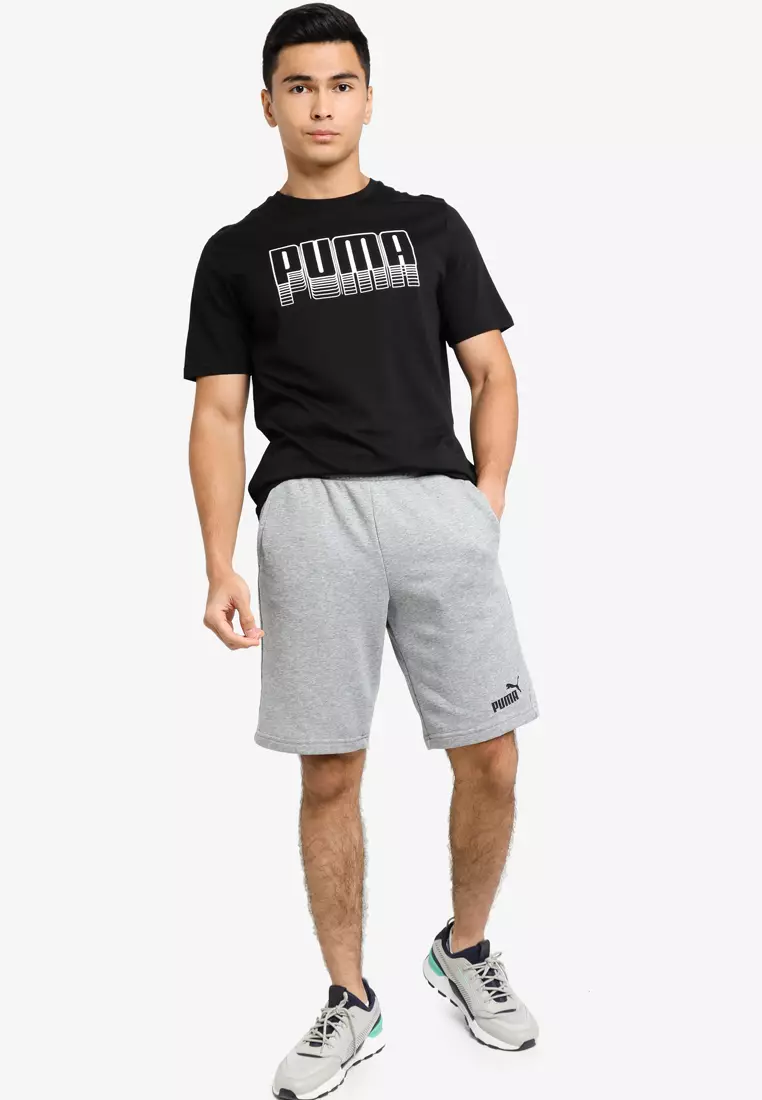 Puma clearance shorts grey