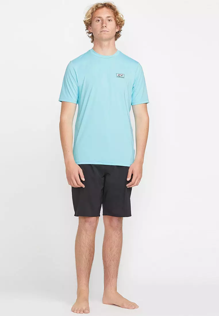 MTG MODSTONE LOOSE SHORT SLEEVE RASHGUARD RESIN BLUE