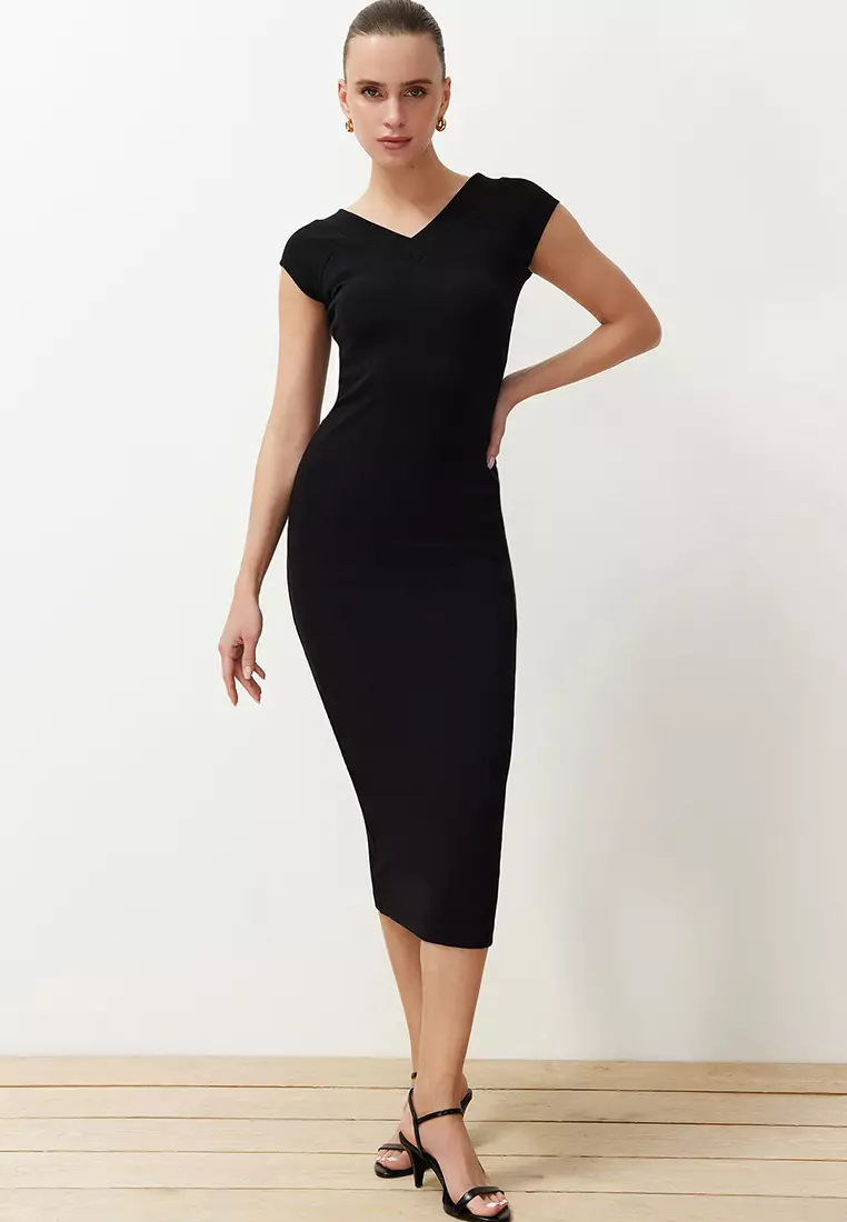 Bodycon Midi Dress Black Bodycon Formal Dress Buy Lipsy Black