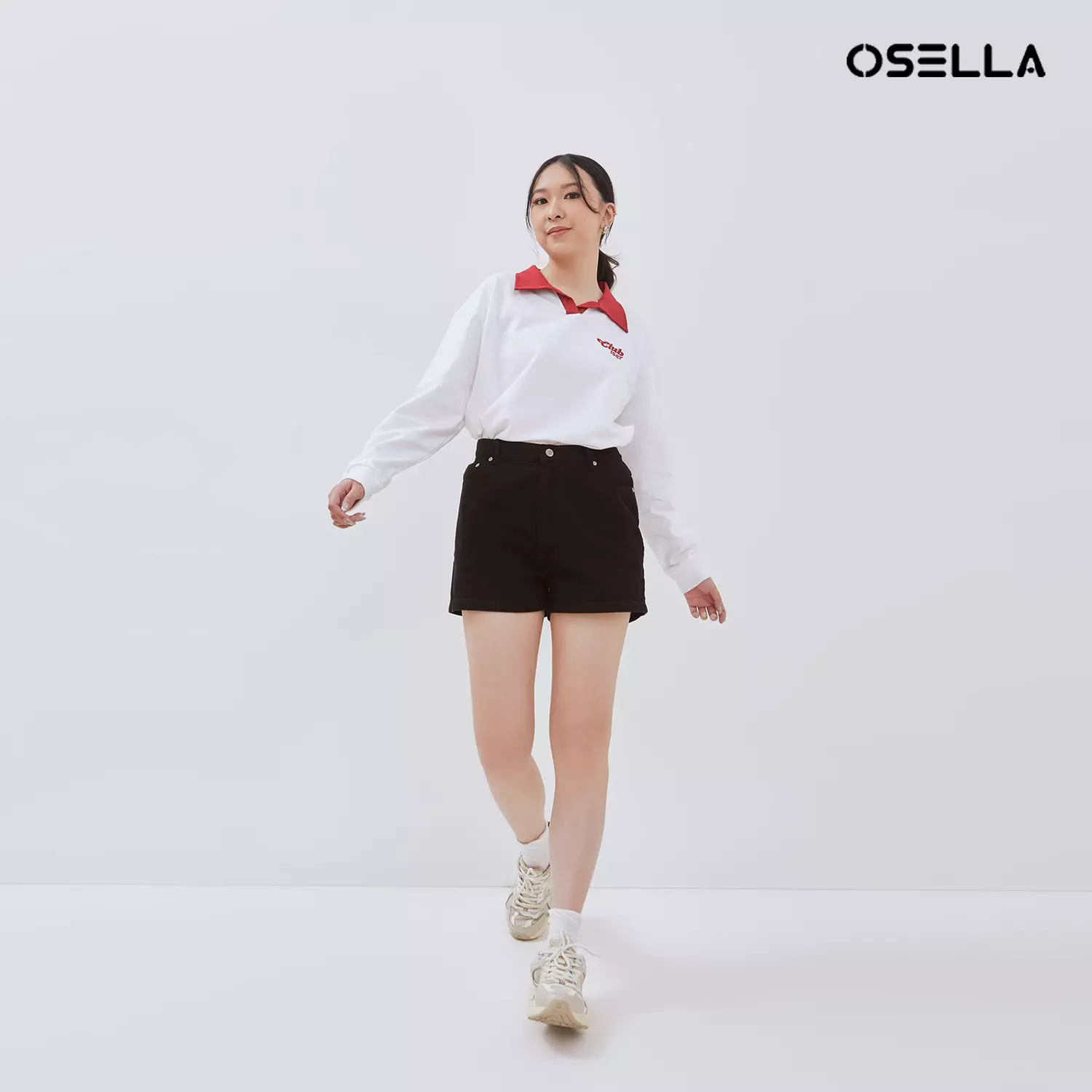 [NEW] Osella Lessie Short Pants In Black 2186400243 | Celana Pendek Wanita
