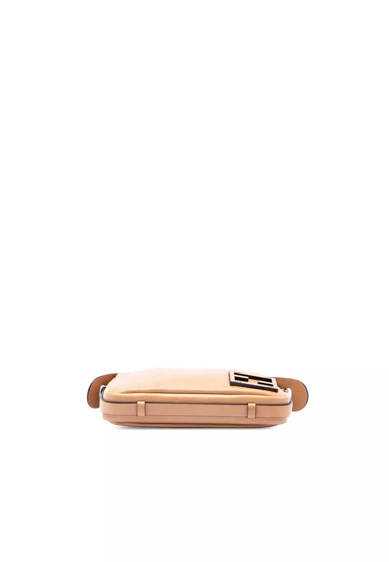 Pre-Loved Fendi Mini Calfskin Simply Handbag