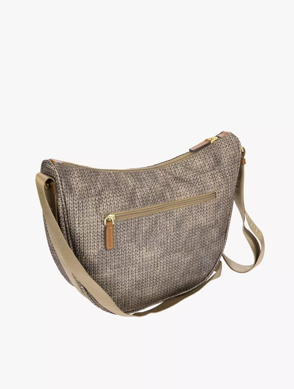 Bric's FW25 Halfmoon Bag S - Wool Nut - Wool Nut