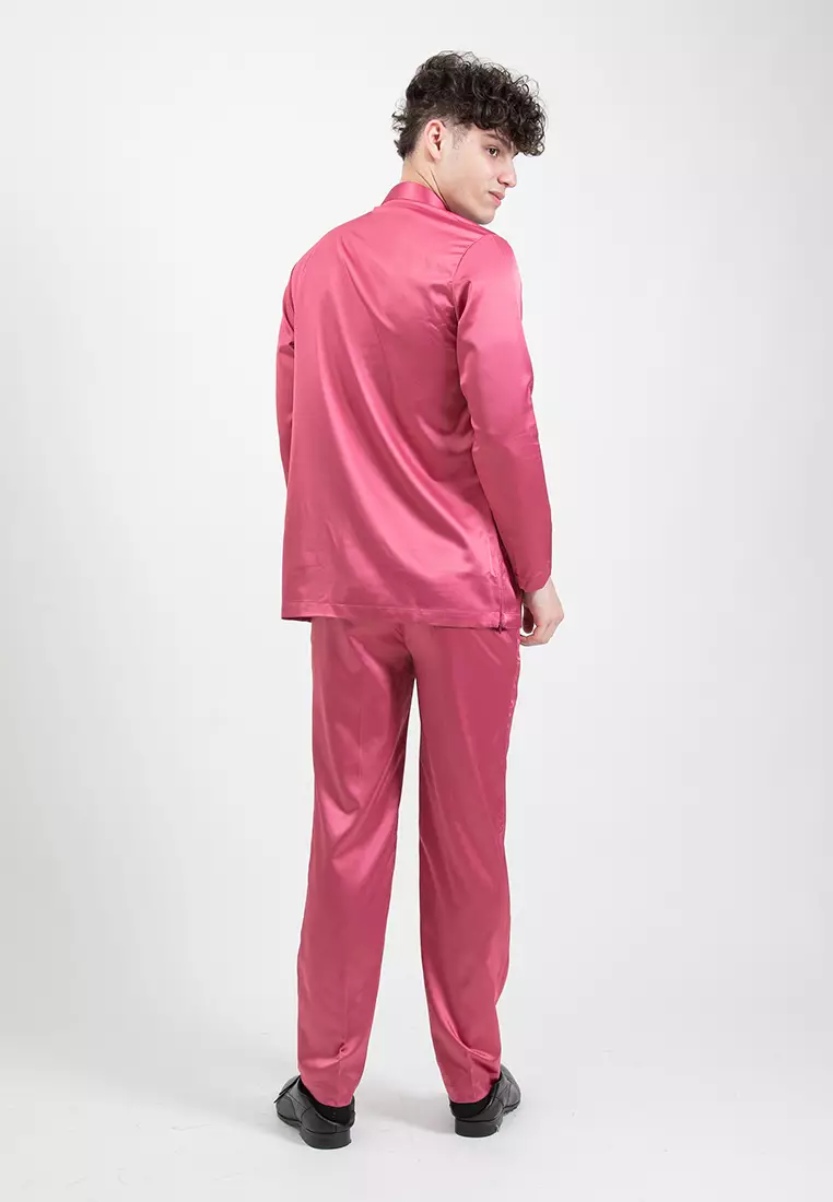 Alain Delon Slim Fit Baju Melayu - 19024006-63Violet