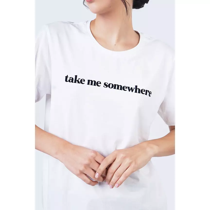 Kaos Wanita Vim Offwhite