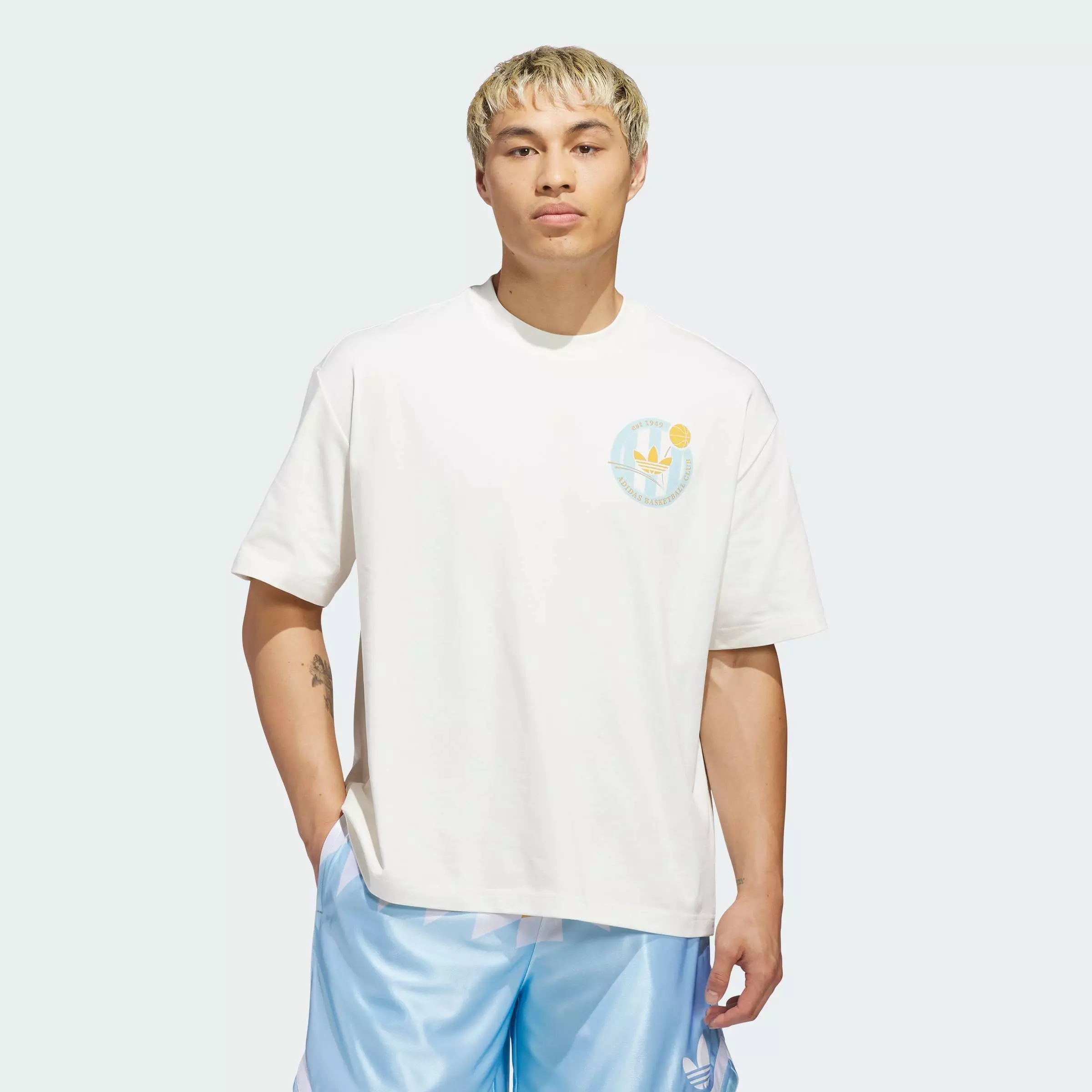 Basketball Originals Basketball Crest Tee Unisex White KD3613