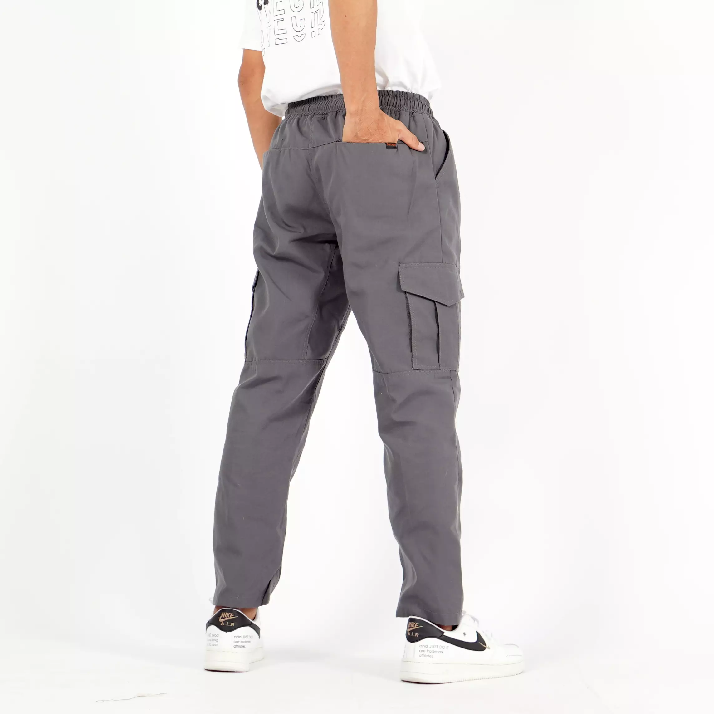  DENNY Celana Cargo Pria Celana Tactical Cargo Pants Pria - ABU